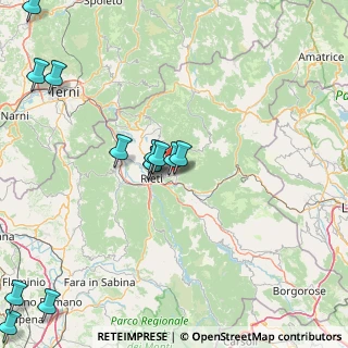 Mappa Via Dell'industria Snc, 02015 Rieti RI, Italia (21.40769)