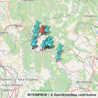 Mappa Via Dell'industria Snc, 02015 Rieti RI, Italia (8.10421)