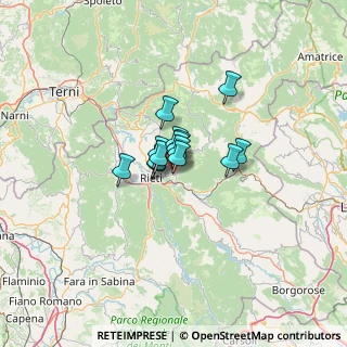 Mappa Via Dell'industria Snc, 02015 Rieti RI, Italia (6.21714)