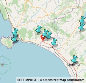 Mappa Strada del Gorello, 01014 Montalto di Castro VT, Italia (18.73636)