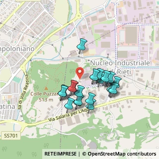 Mappa Via dell'Elettronica snc, 02015 Cittaducale RI, Italia (0.38)