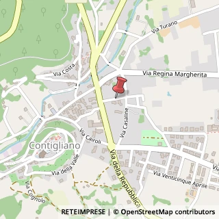 Mappa Via Venanzio Grossi, 7, 02043 Contigliano, Rieti (Lazio)