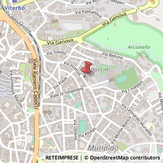 Mappa Via Vicenza, 13, 01100 Viterbo, Viterbo (Lazio)