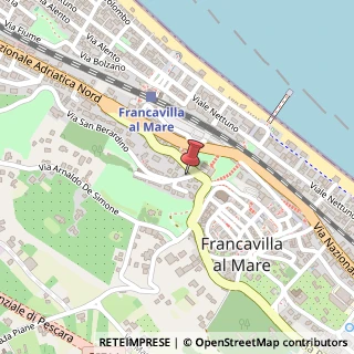Mappa Via S. Berardino, 1, 66023 Francavilla al Mare, Chieti (Abruzzo)