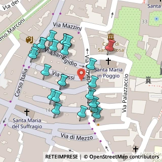 Mappa Via Sant'Egidio, 01100 Viterbo VT, Italia (0.06462)