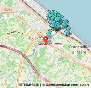 Mappa Contrada Valle Anzuca, 66023 Francavilla al Mare CH, Italia (0.8985)