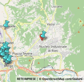 Mappa Via Cesare Blasetti, 02100 Rieti RI, Italia (3.83571)