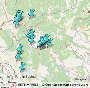 Mappa Via Cesare Blasetti, 02100 Rieti RI, Italia (15.353)