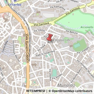 Mappa Via Monte Nero, 20, 01100 Viterbo, Viterbo (Lazio)
