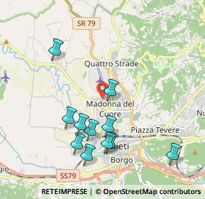 Mappa Via Gian Lorenzo Bernini, 02100 Rieti RI, Italia (2.09636)