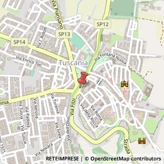 Mappa Viale Trieste, 2, 01017 Tuscania, Viterbo (Lazio)