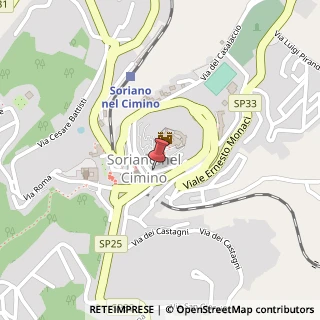 Mappa Piazza Guglielmo Marconi, 221, 01038 Soriano nel Cimino, Viterbo (Lazio)