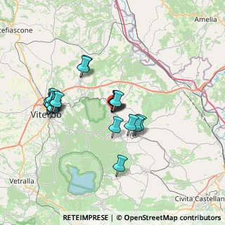 Mappa SP 64, 01038 Soriano Nel Cimino VT (6.807)