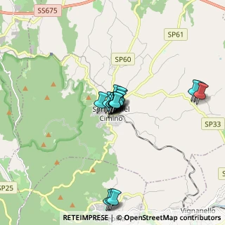 Mappa SP 64, 01038 Soriano Nel Cimino VT (1.225)