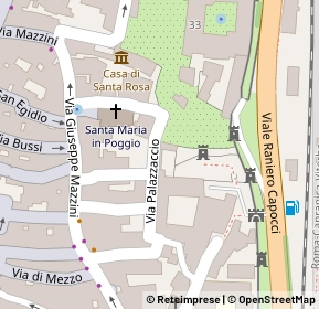 Mappa Via San Rocco, 01100 Viterbo VT, Italia (0.1)