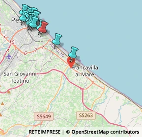 Mappa Contrada Valle Anzuca, 66023 Francavilla al Mare CH, Italia (6.09118)