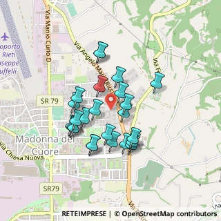 Mappa Largo W. Pitoni, 02100 Rieti RI, Italia (0.3875)