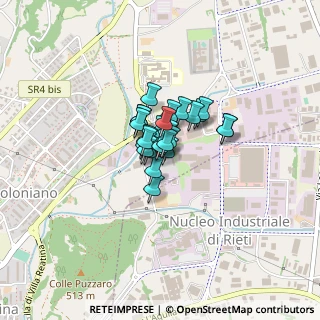 Mappa Via Casetta Campolaniano, 02100 Rieti RI, Italia (0.18)