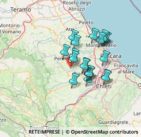 Mappa Contrada Paterno, 65014 Loreto Aprutino PE, Italia (11.154)