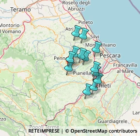 Mappa Contrada Paterno, 65014 Loreto Aprutino PE, Italia (9.80846)