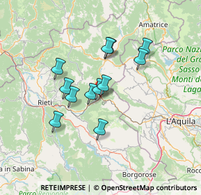 Mappa Via Ponte, 02013 Antrodoco RI, Italia (11.40917)