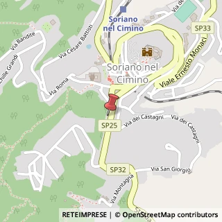 Mappa Via Benedetto Brin, 461, 01038 Soriano nel Cimino, Viterbo (Lazio)
