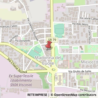 Mappa Via Donato Bramante, 10, 02100 Rieti, Rieti (Lazio)