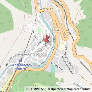 Mappa Via Cutilia,  73, 02013 Antrodoco, Rieti (Lazio)