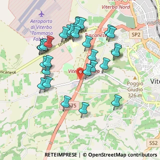 Mappa Strada Bagni, 01100 Viterbo VT, Italia (1.07533)