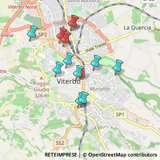 Mappa Via Nicolò di Tuccia, 01100 Viterbo VT, Italia (0.93083)