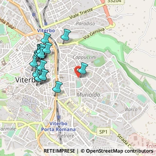 Mappa Via Monte Pertica, 01100 Viterbo VT, Italia (0.574)