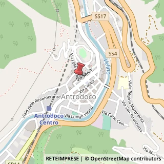Mappa Via Savelli, 1, 02013 Antrodoco, Rieti (Lazio)