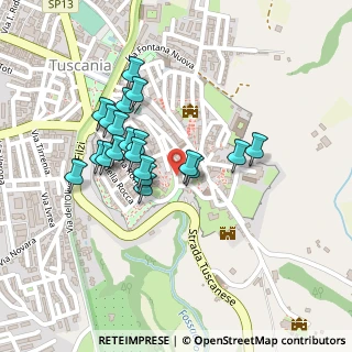 Mappa Via Sette Cannelle, 01017 Tuscania VT, Italia (0.2015)