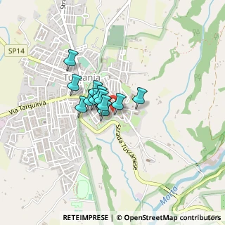 Mappa Via Sette Cannelle, 01017 Tuscania VT, Italia (0.24833)