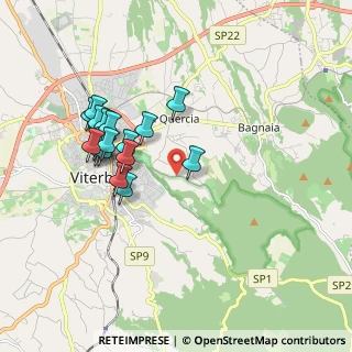 Mappa Strada della Palanzana, 01100 Viterbo VT, Italia (1.81941)