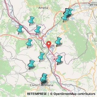 Mappa Via Baucche, 01028 Orte VT, Italia (10.116)