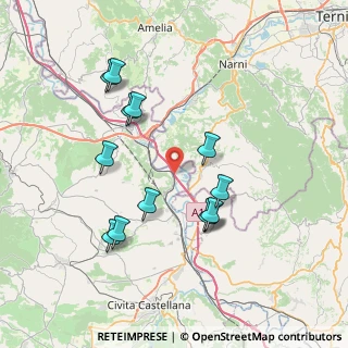 Mappa Via Baucche, 01028 Orte VT, Italia (7.63923)