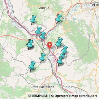 Mappa Via Baucche, 01028 Orte VT, Italia (7.10176)