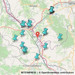 Mappa Via Baucche, 01028 Orte VT, Italia (9.3065)