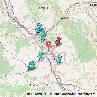 Mappa Via Baucche, 01028 Orte VT, Italia (6.56333)