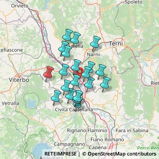 Mappa Via Baucche, 01028 Orte VT, Italia (10.769)