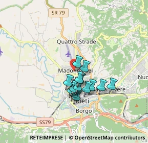 Mappa Via Sangallo, 02100 Rieti RI, Italia (1.33133)