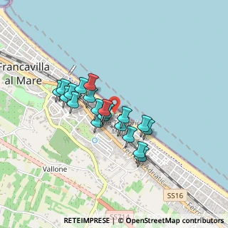 Mappa Piazza IV Novembre, 66023 Francavilla al Mare CH, Italia (0.356)