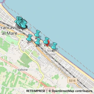 Mappa Piazza 4 Novembre, 66023 Francavilla al Mare CH, Italia (0.655)