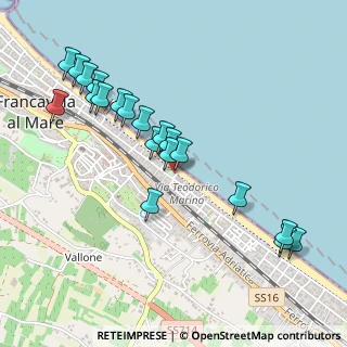 Mappa Piazza 4 Novembre, 66023 Francavilla al Mare CH, Italia (0.535)