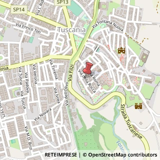 Mappa Via Carrara, 9, 01017 Tuscania, Viterbo (Lazio)