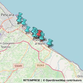 Mappa Via Santa Rita, 66023 Francavilla al Mare CH, Italia (2.4815)
