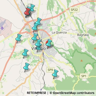 Mappa Piazza dell'Ortigara, 01100 Viterbo VT, Italia (2.415)