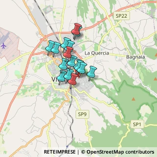 Mappa Piazza dell'Ortigiara, 01100 Viterbo VT, Italia (1.155)