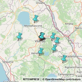 Mappa Piazza dell'Ortigara, 01100 Viterbo VT, Italia (10.68364)
